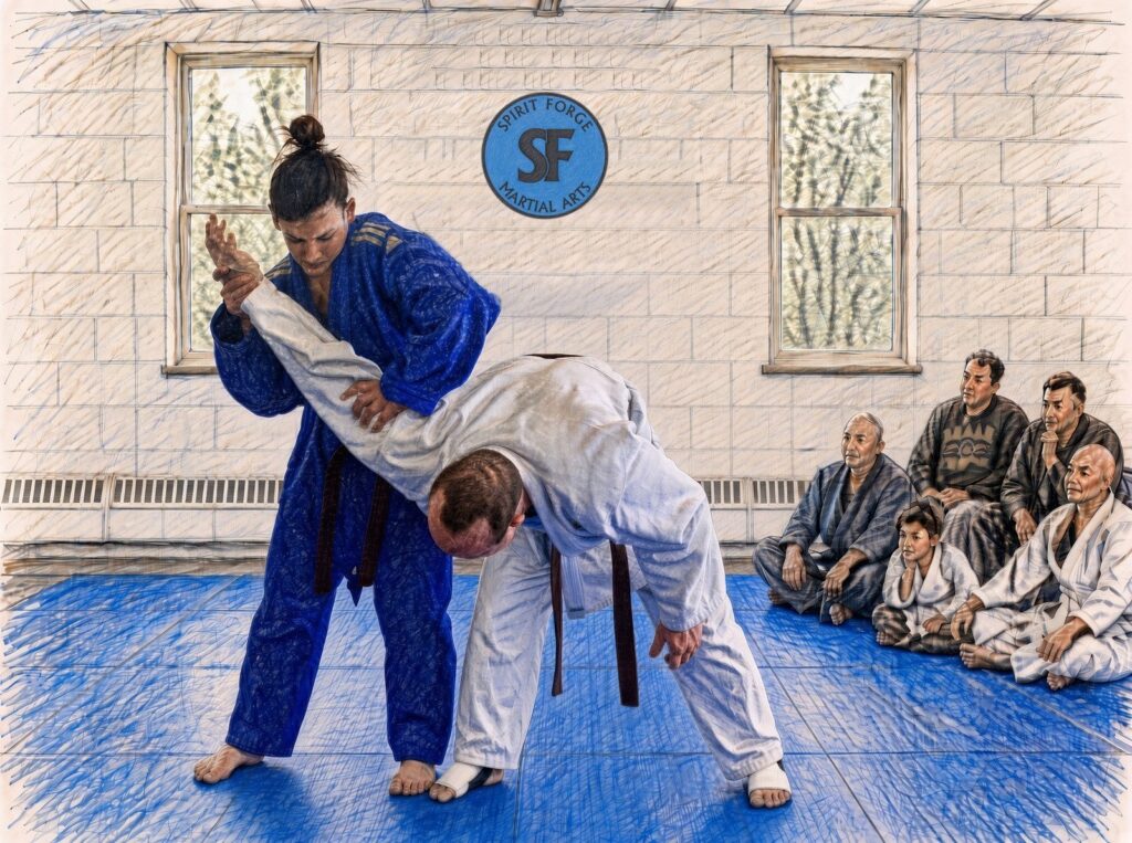 Illustration: Self-defense techniques